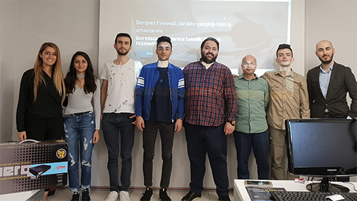 Bilgi Güvenliği Teknolojisi Öğrencilerimize Berqnet Firewall Eğitimi