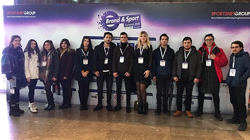 İşletme Kulübü Öğrencilerimiz Brand and Sport Summit Etkinliğinde Buluştu