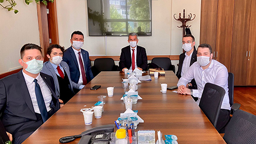 İBB Meclisi Ulaşım ve Trafik Komisyonu Üyesi Dr. Suat Sarı Makamında Ziyaret Edildi