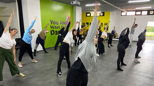 İstanbul Fringe Festival Ariel Rivka Dance Ekibi, Öğrenci Kulüpleri Merkezimizde Workshop Gerçekleştirdi