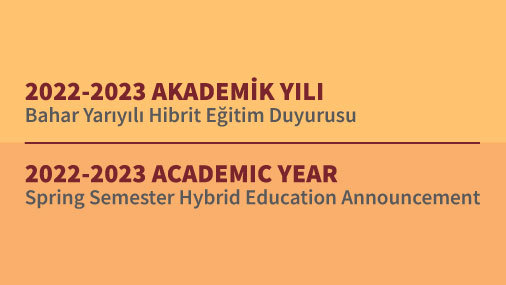2022-2023 Spring Semester Hybrid Education Announcement