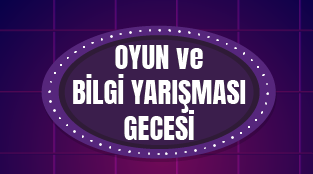 Şehir ve Kültür Kulübü'nden Eğlenceli Bir Gece: Oyun - Quiz Gecesi