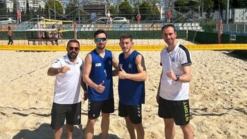 Plaj Voleybolu Takımımız Turnuvaya Galibiyetle Başladı